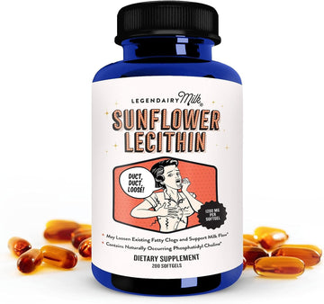 Legendairy Milk Sunflower Lecithin, 1200mg of Organic Sunflower Lecithin Legendairy Milk Store uk supplements