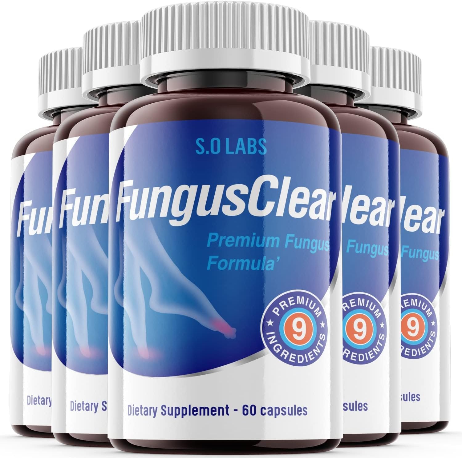 Official Fungus Clear Probiotic for Men and Women (5 Pack) Innocent Supplements Store uk supplements