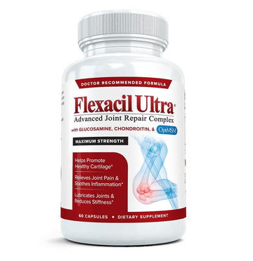 FLEXACIL ULTRA Best Joint Formula, Glucosamine Chondroitin MSM & Hyaluronic Acid Flexacil Ultra Store uk supplements