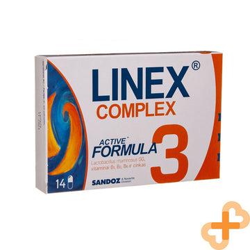 LINEX Complex Lactobacillus Rhamnosus GG Complex Vitamin B1 B2 B6 Euro-pharmas uk supplements