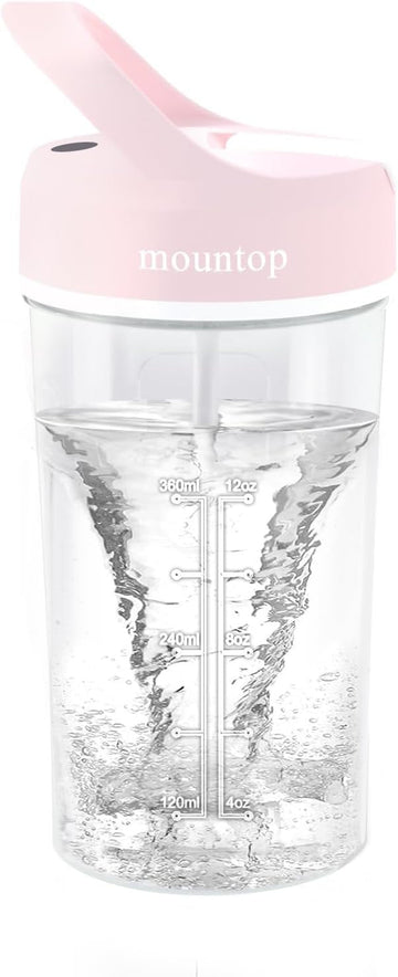 mountop Electric Protein Shaker Bottle, 18oz Rechargeable Blender Bottles mountop Store uk supplements