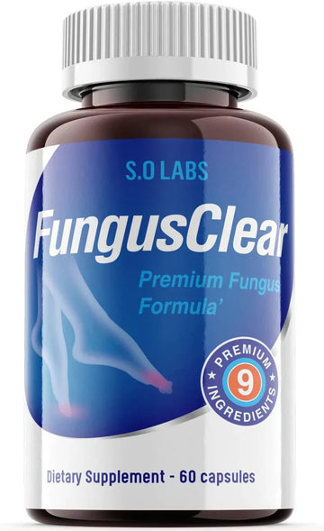 Official Fungus Clear Probiotic for Men and Women (1 Pack) S.O Labs uk supplements