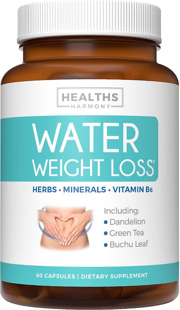 Water Pills - Natural Diuretic: Helps Relieve Bloating, Swelling & Water Retention Healths Harmony Store uk supplements