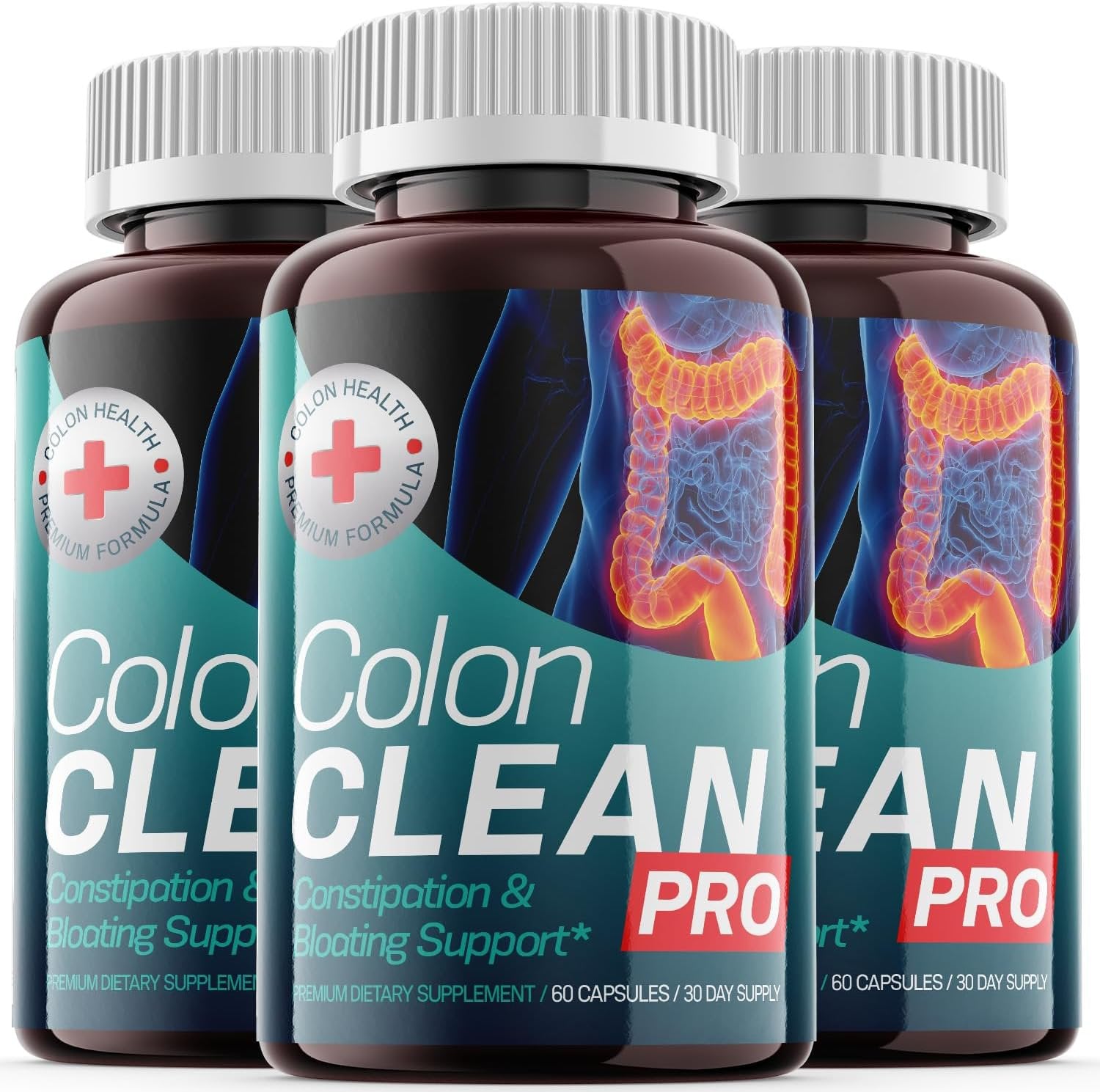 (3 Pack) Colon Clean Pro, Colon Clean Pro Pills, Colon Clean Pro Capsules S.O Labs uk supplements