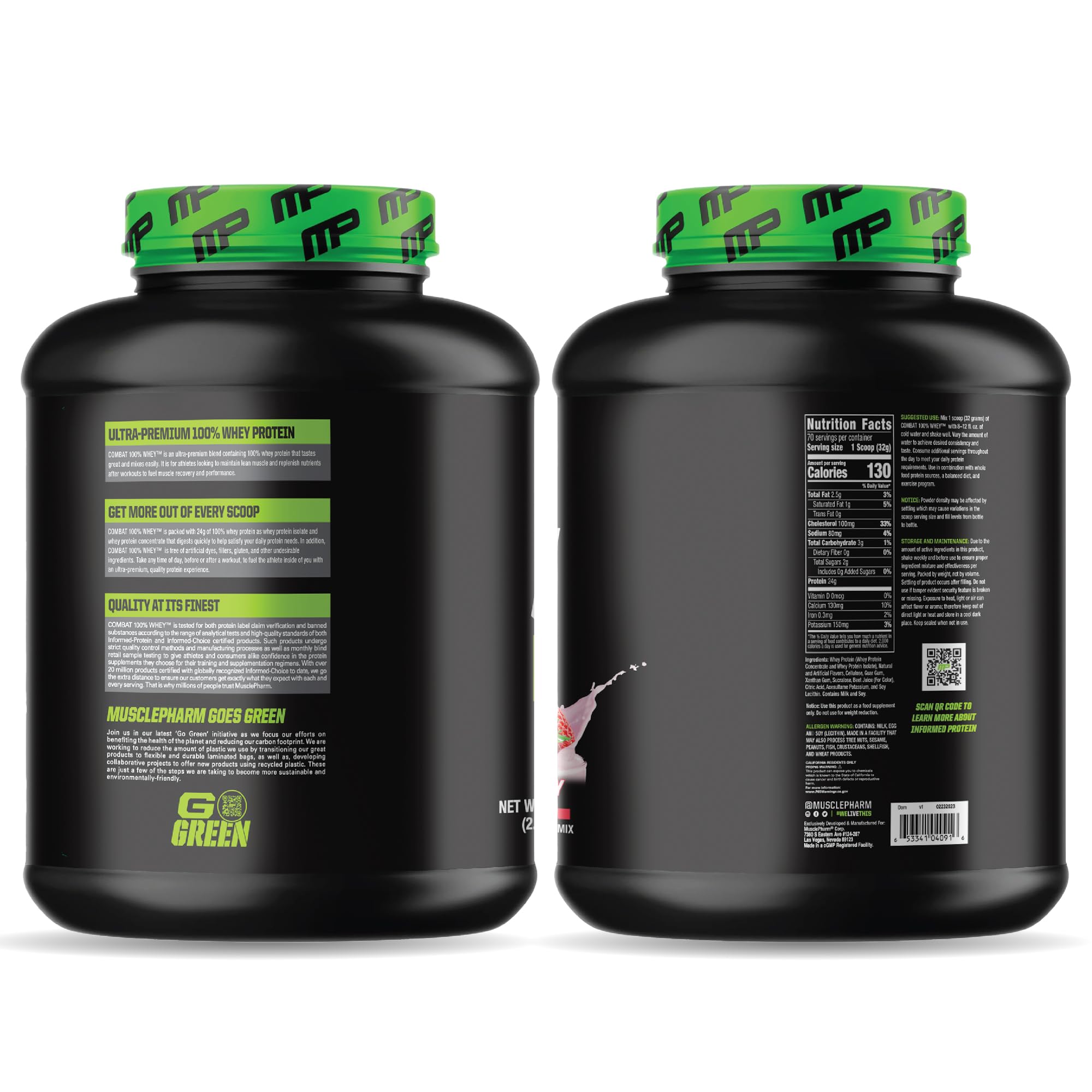 MusclePharm Combat 100% Whey Protein Powder, Strawberry Cream Flavor Muscle Pharm uk supplements