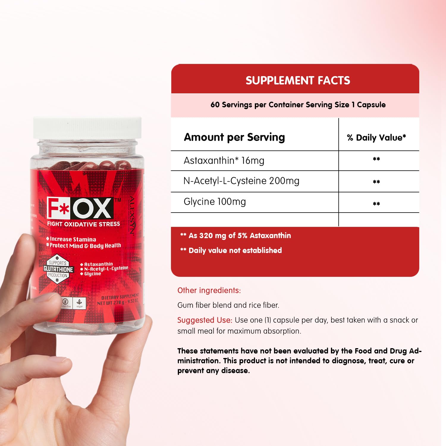 Alexsyn Antioxidant Support Formula – Concentrated Vegan & Gluten-Free Capsules – Helps Defend Against Oxidative Stress and Maintain Daily Vitality – 60 Capsules Alexsyn uk supplements