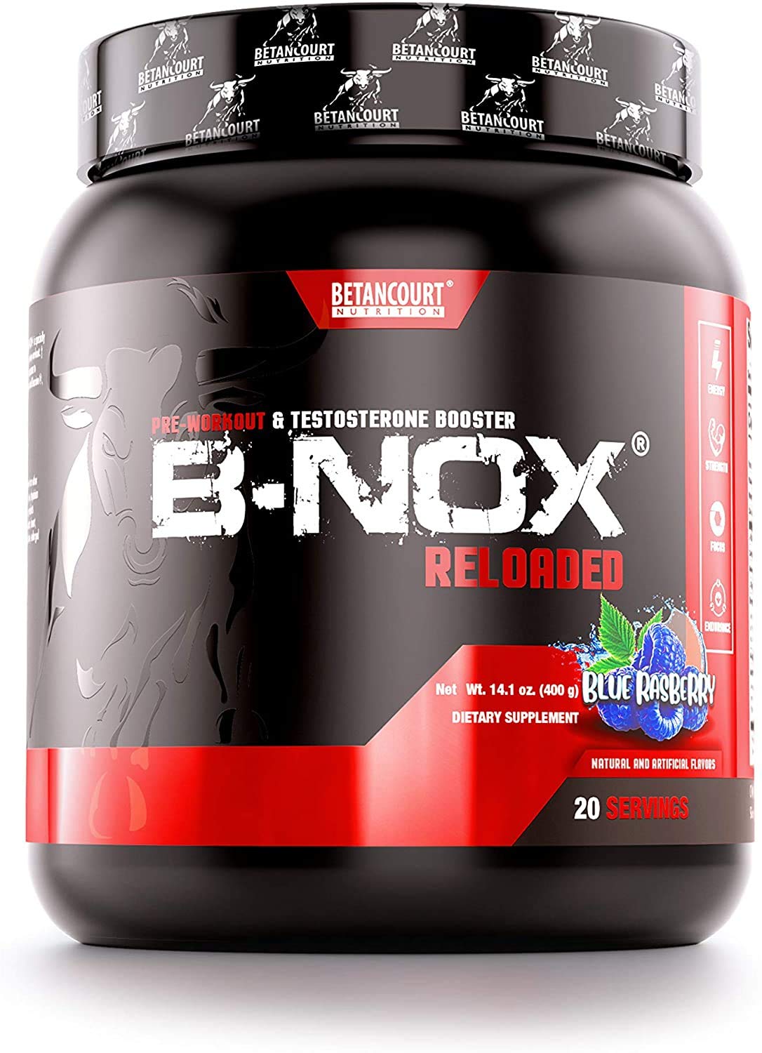 Betancourt Nutrition B-Nox Reloaded Pre Workout | Energy + Focus | Beta Alanine Betancourt Nutrition uk supplements