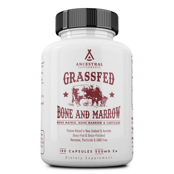 Ancestral Supplements Grass Fed Beef Bone and Marrow Supplement, Bone, Skin, Oral Health, and Joint Care Supplements Promote Whole Ancestral Supplements uk supplements