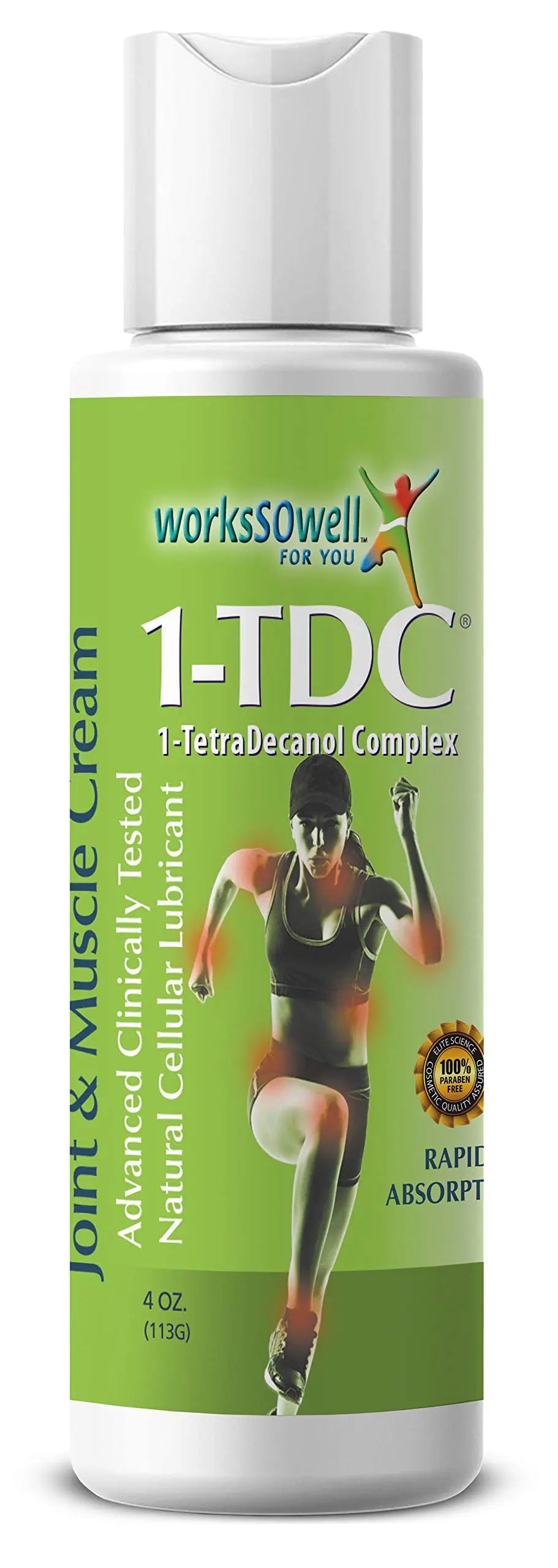 1-TDC Joint & Muscle Health 90 Gels and Joint & Muscle Relief Cream 4 oz Bundle 1-TDC uk supplements