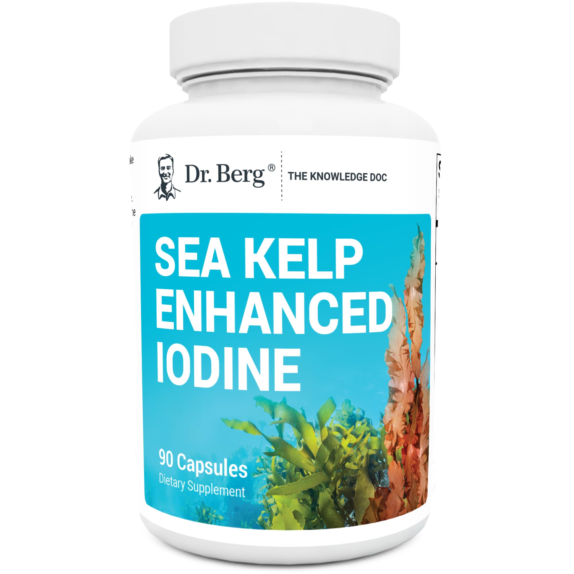 Dr. Berg's Sea Kelp Enhanced - Pure Healthy Thyroid Support Natural Antioxidants Dr. Berg Nutritionals uk supplements