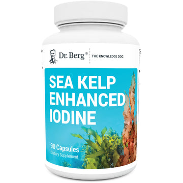 Dr. Berg's Sea Kelp Enhanced - Pure Healthy Thyroid Support Natural Antioxidants Dr. Berg Nutritionals uk supplements