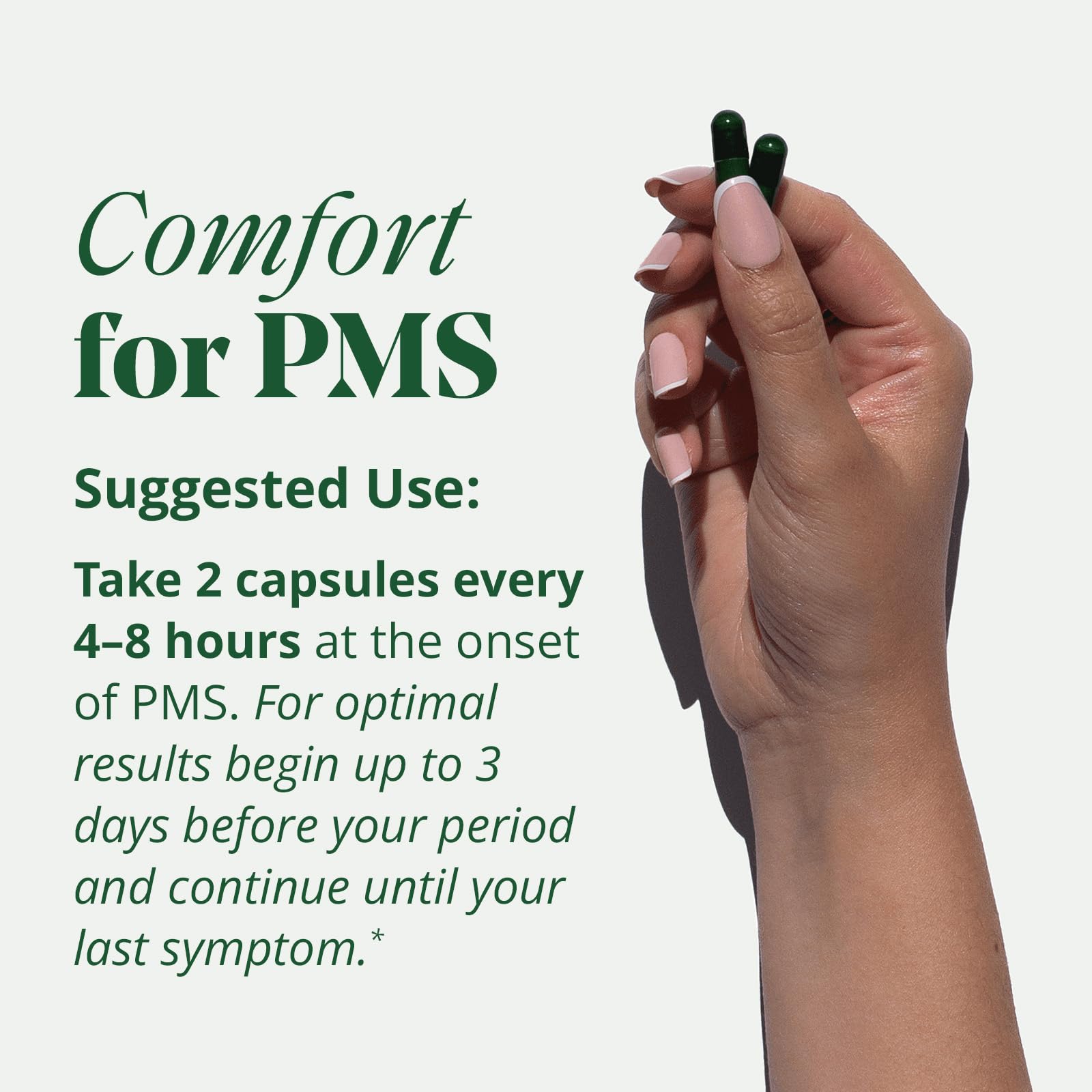 PMS & Period Relief - Menstrual Cramp Relief: No More Period Cramps, Mood Swings, or Bloating. PMS Supplement for Happy Hormones and Period Relief. (40 Count) Semaine uk supplements