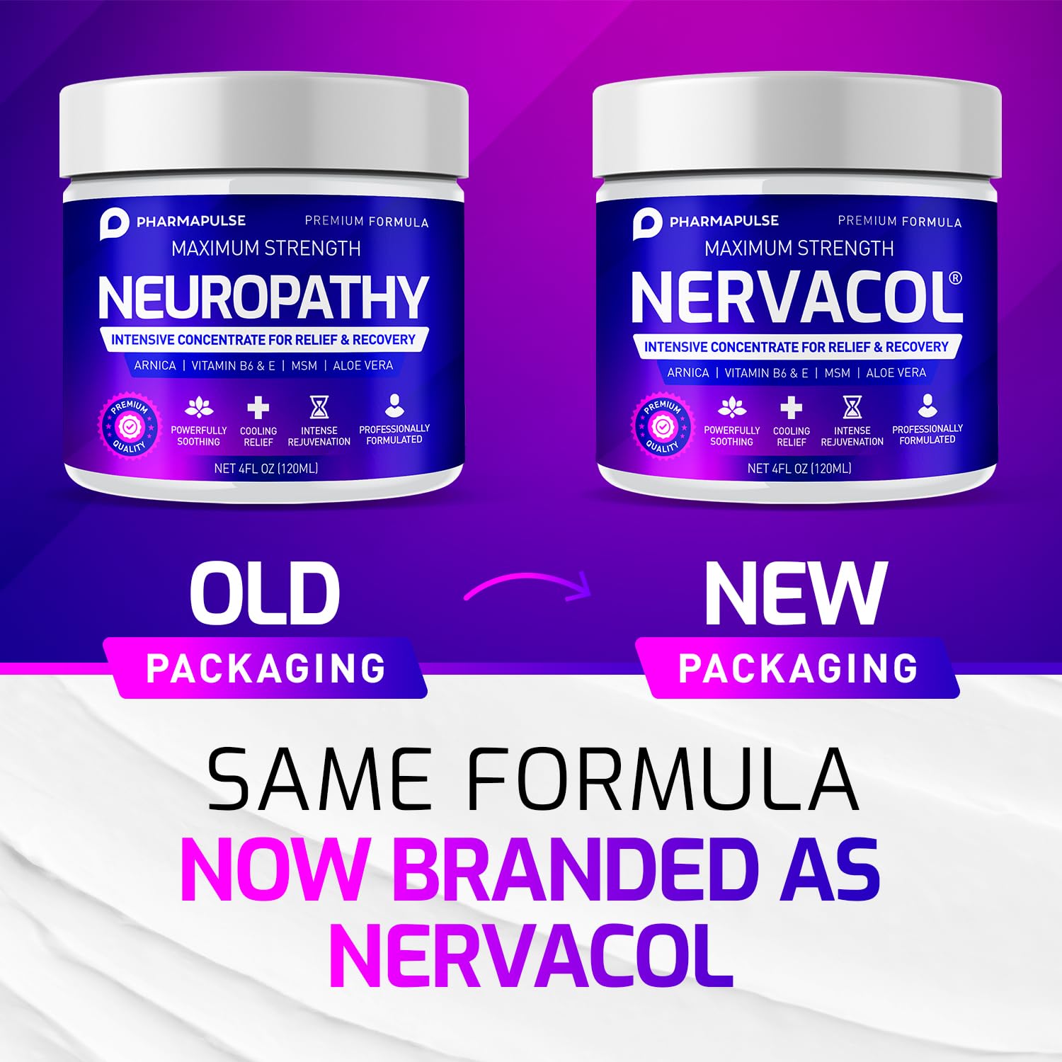 Neuropathy Nerve Therapy & Relief Cream - Maximum Strength Relief Cream for Foot Pharmapulse uk supplements