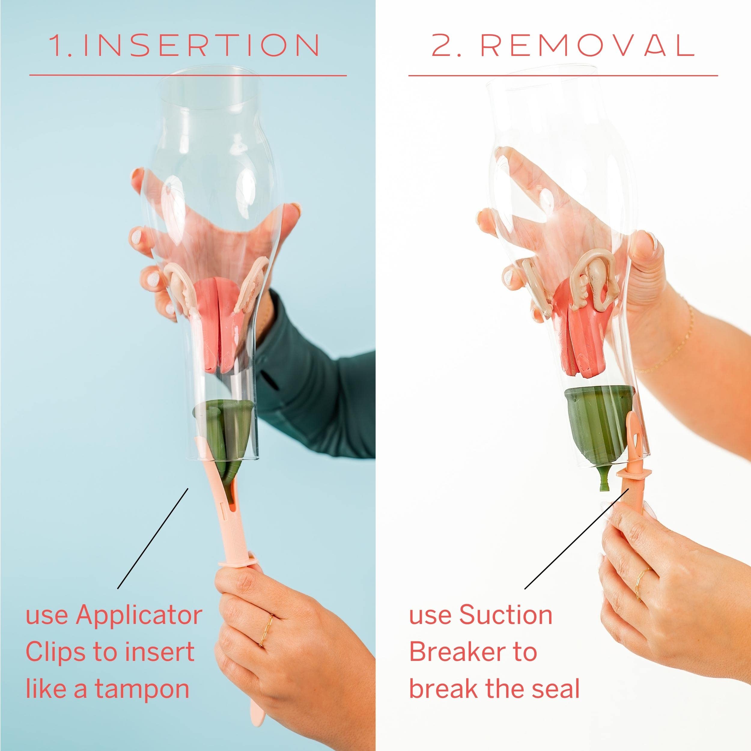 Pixie Menstrual Cup & Tampon Applicator + Period Cup Remover - Make Insertion & Removal Easy Pixie Cup uk supplements