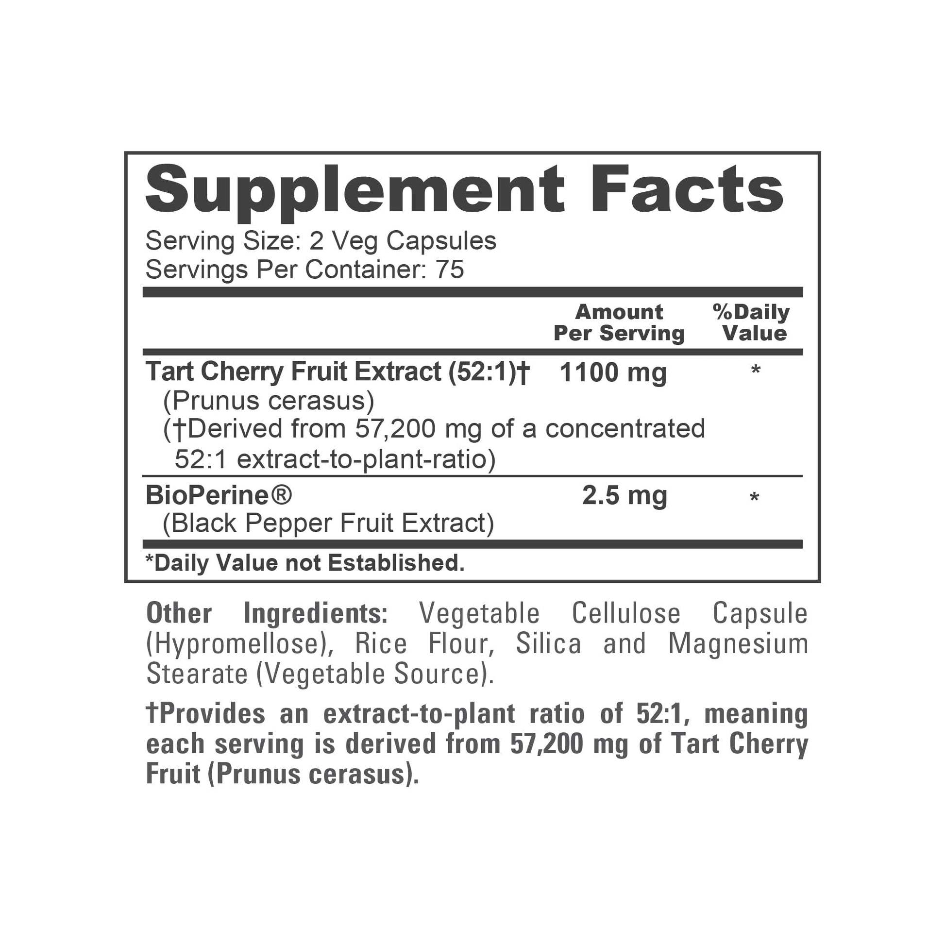 NusaPure Tart Cherry 57,200mg per Caps, 150 Count, Vegan, Non-GMO, Gluten Free NusaPure uk supplements