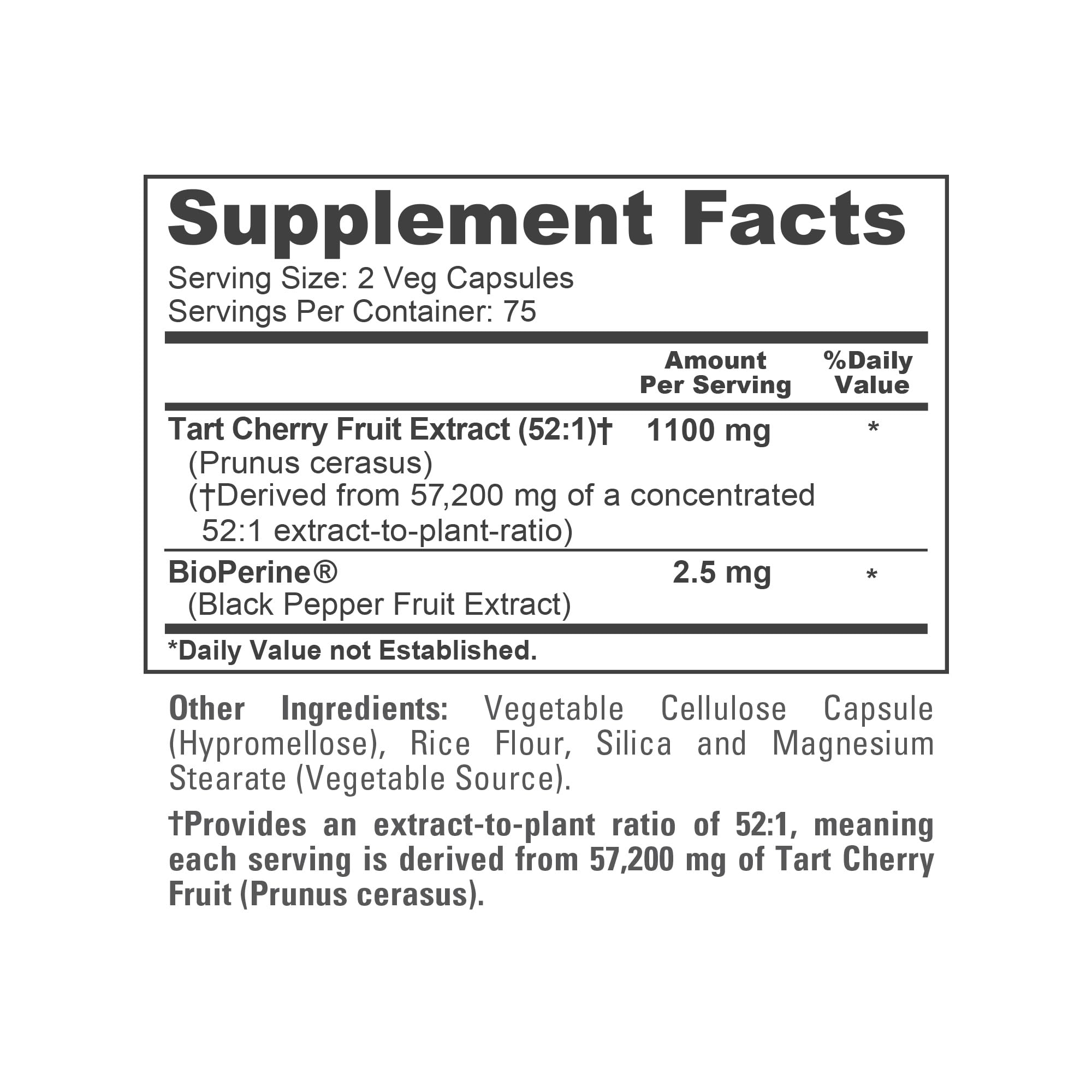 NusaPure Tart Cherry 57,200mg per Caps, 150 Count, Vegan, Non-GMO, Gluten Free NusaPure uk supplements