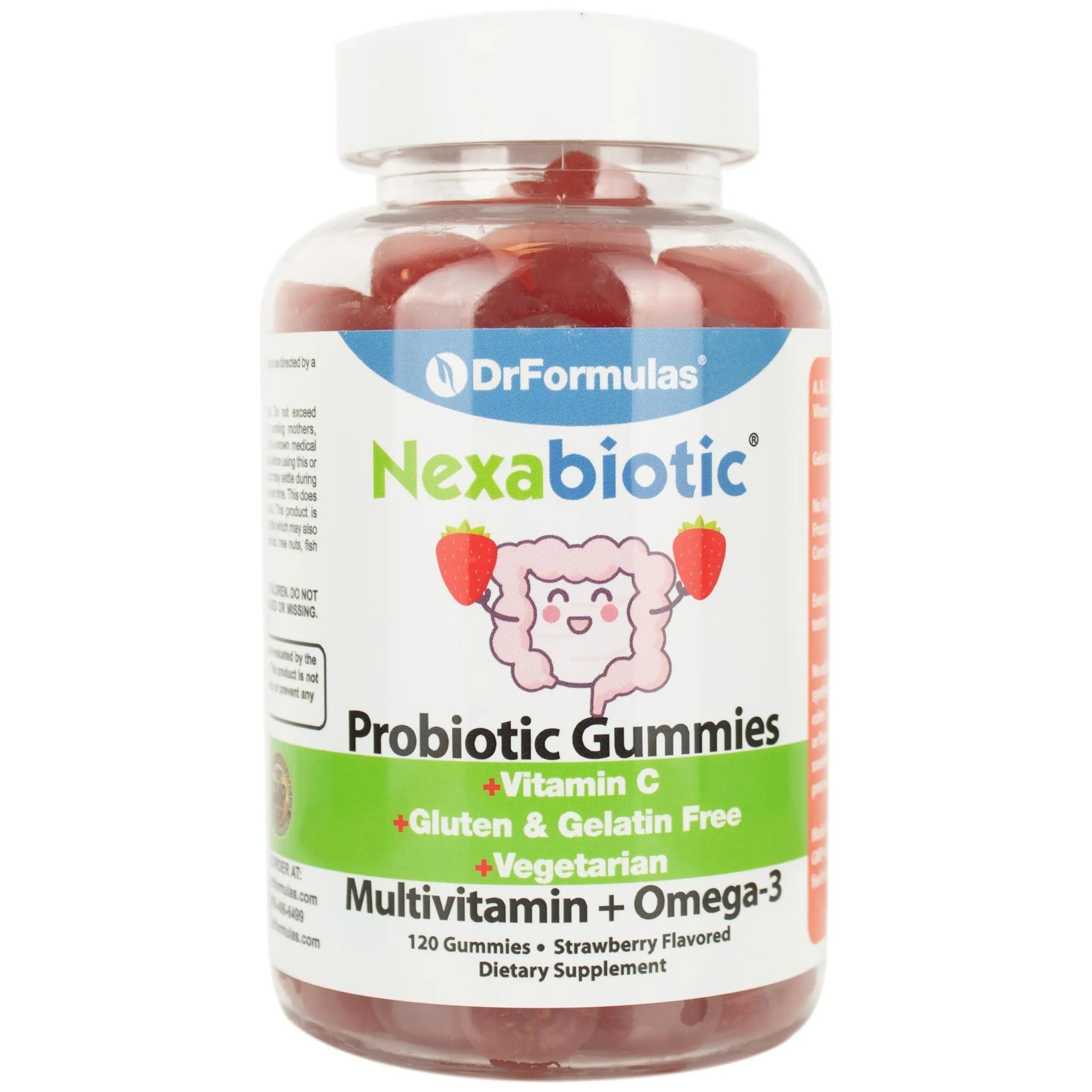 DrFormulas Multivitamin Gummies with Omega 3 and Probiotics for Kids and Adults with Vitamin C | Nexabiotic with Vitamin A, C, D3, E, B6, B12 DrFormulas uk supplements