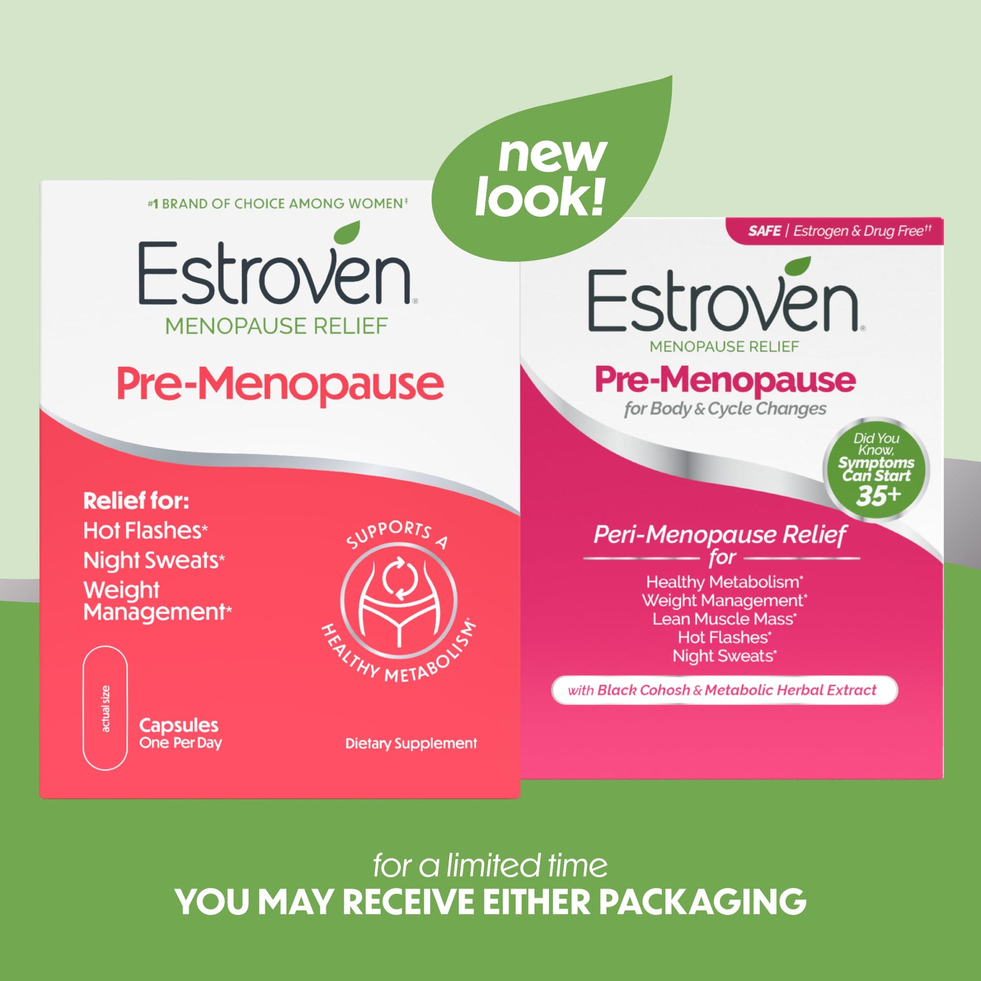 Estroven Pre-Menopause Relief, 30 Ct., Clinically Proven Ingredients, Provides Menopause Relief plus Night Sweats & Hot Flash Relief, Drug-Free or Estrogen Free Estroven uk supplements