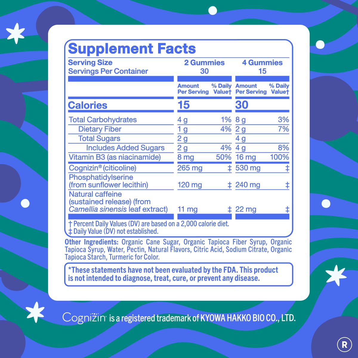FIRST DAY Men’s Daily Nootropic Brain Supplement Gummies for Focus, Memory & Mental Energy | with Cognizin® Citicoline, Phosphatidylserine & Natural Caffeine | Vegan, Allergen-Free | 30-Day Supply FIRST DAY uk supplements