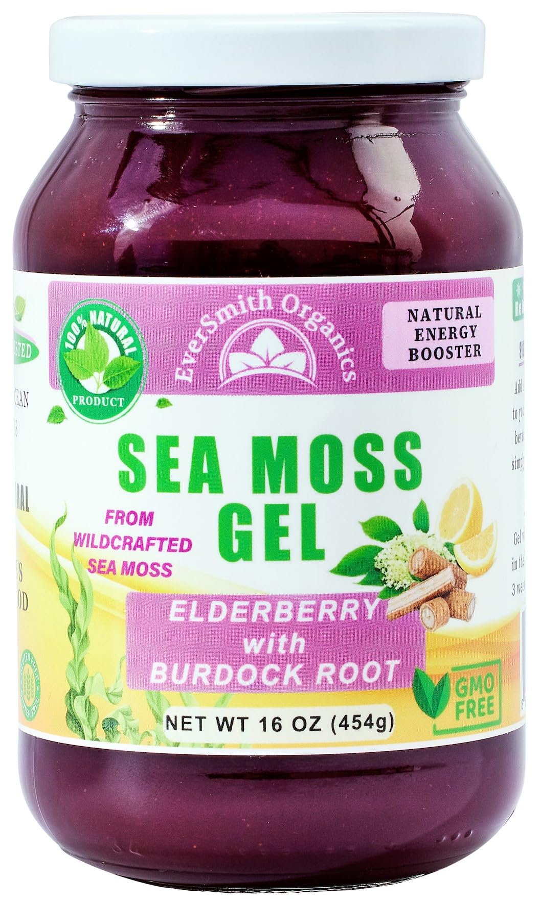 EverSmith Organics - Wildcrafted Irish Sea Moss Gel | Made in USA | Rich in Vitamins EverSmith Organics uk supplements