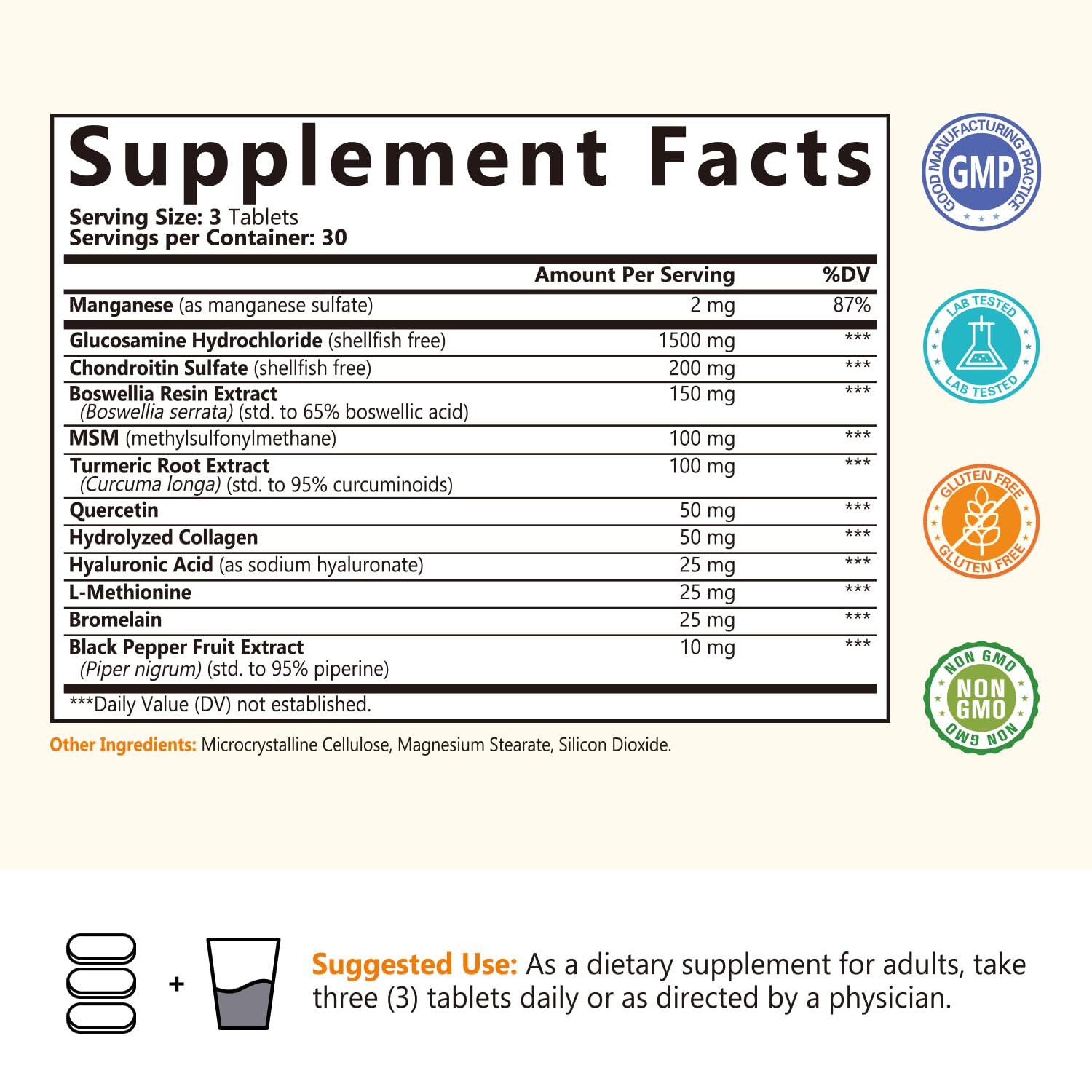 NatureMyst Glucosamine Chondroitin & MSM, Turmeric, Boswellia, Collagen, Hyaluronic NatureMyst uk supplements