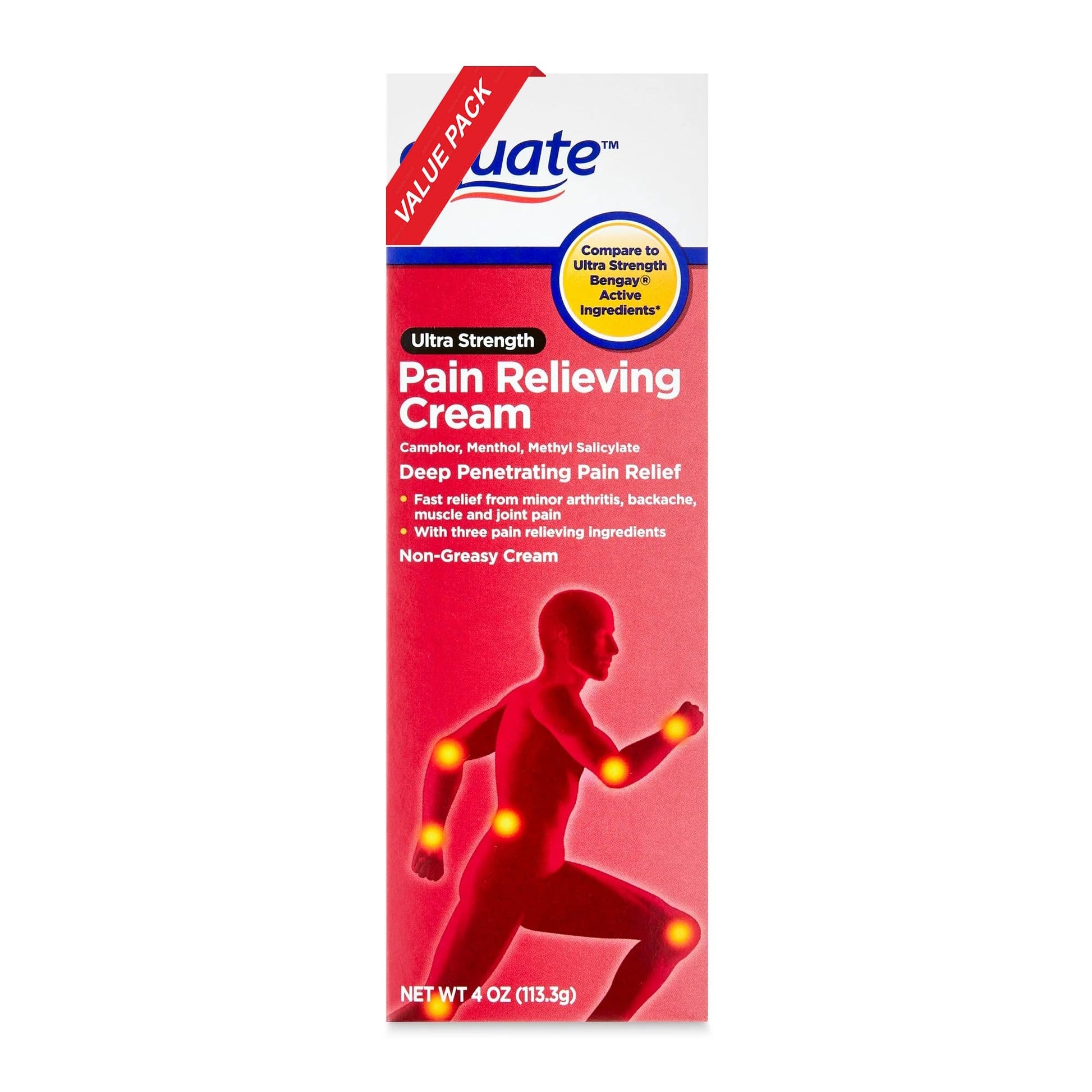 Equate Ultra Strength Pain Relieving Cream, Equate Ultra Strength Pain Relieving Cream Muscle Rub, 4 oz Aus Healthcare uk supplements