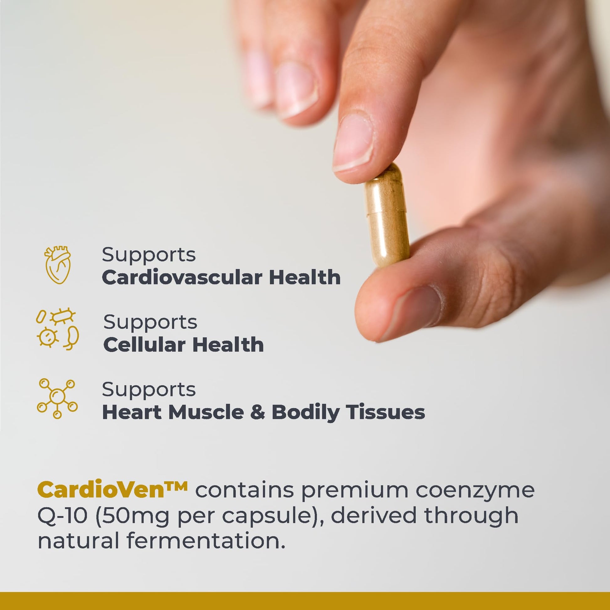 Premier Research Labs CardioVen - CoQ10, Coenzyme Q10, Co Q 10 Supplement 50mg, Ubiquinol with Chlorella, Tocotrienol & Cayenne Pepper for Heart Health, Antioxidant Support - 60 Vegetarian Capsules Premier Research Labs uk supplements