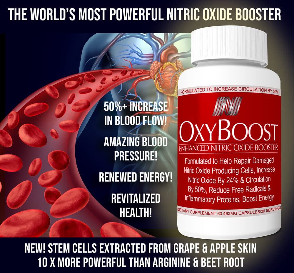 OxyBoost - Nitric Oxide Supplement (1 Bottle - 30 Servings) OxyNaturals uk supplements