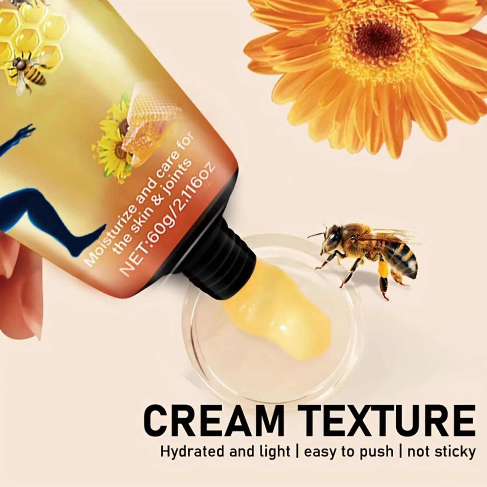 xiaoks 2PACK Bee Venom Joint Cream, 60g - Natural Bee Venom Infused Formula for Intensive Joint Support, Deep Skin Moisturization, Daily Care to Nourish Skin and Promote Joint Comfort (2) xiaoks uk supplements