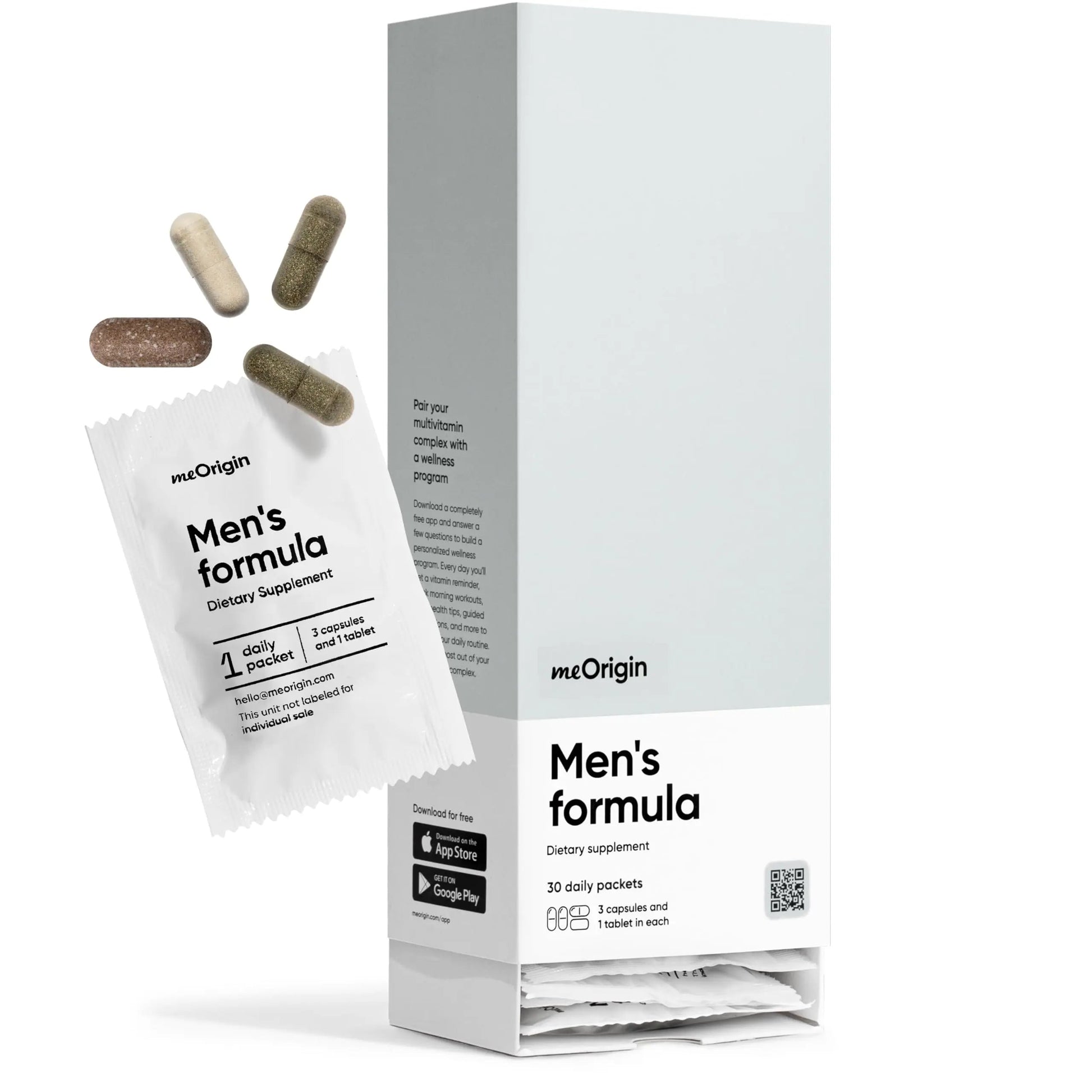 meOrigin Multivitamin for Men, All-in-One Supplement Complex with Zinc, Vitamin D, C, B12, Saw Palmetto, Biotin, Selenium meOrigin uk supplements