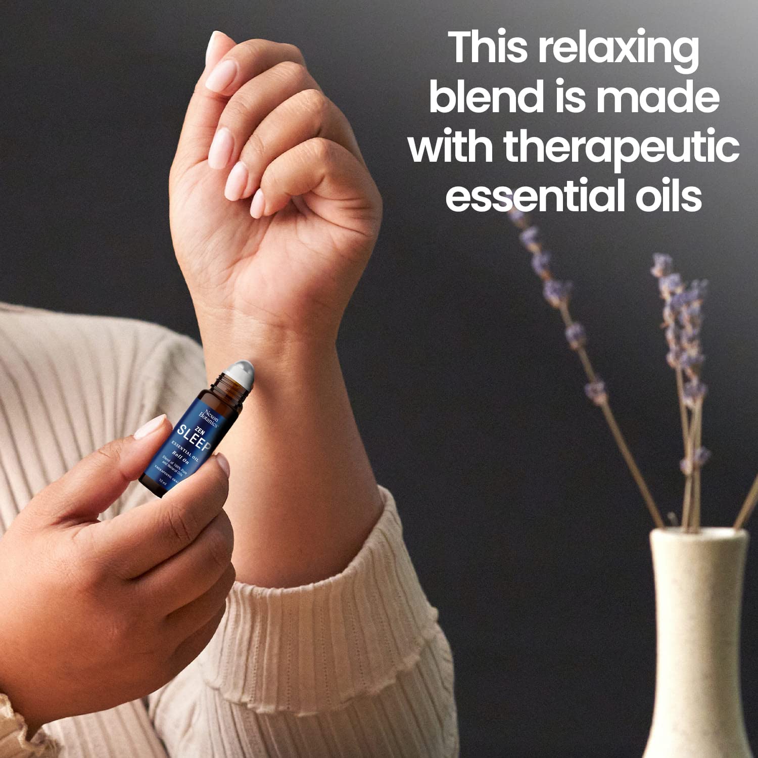 Zen Sleep Essential Oil Roll On 10ml - Roll On Sleep Essential Oil - Roll On Essential Oils Sleep - Serenity Nexon Botanics uk supplements