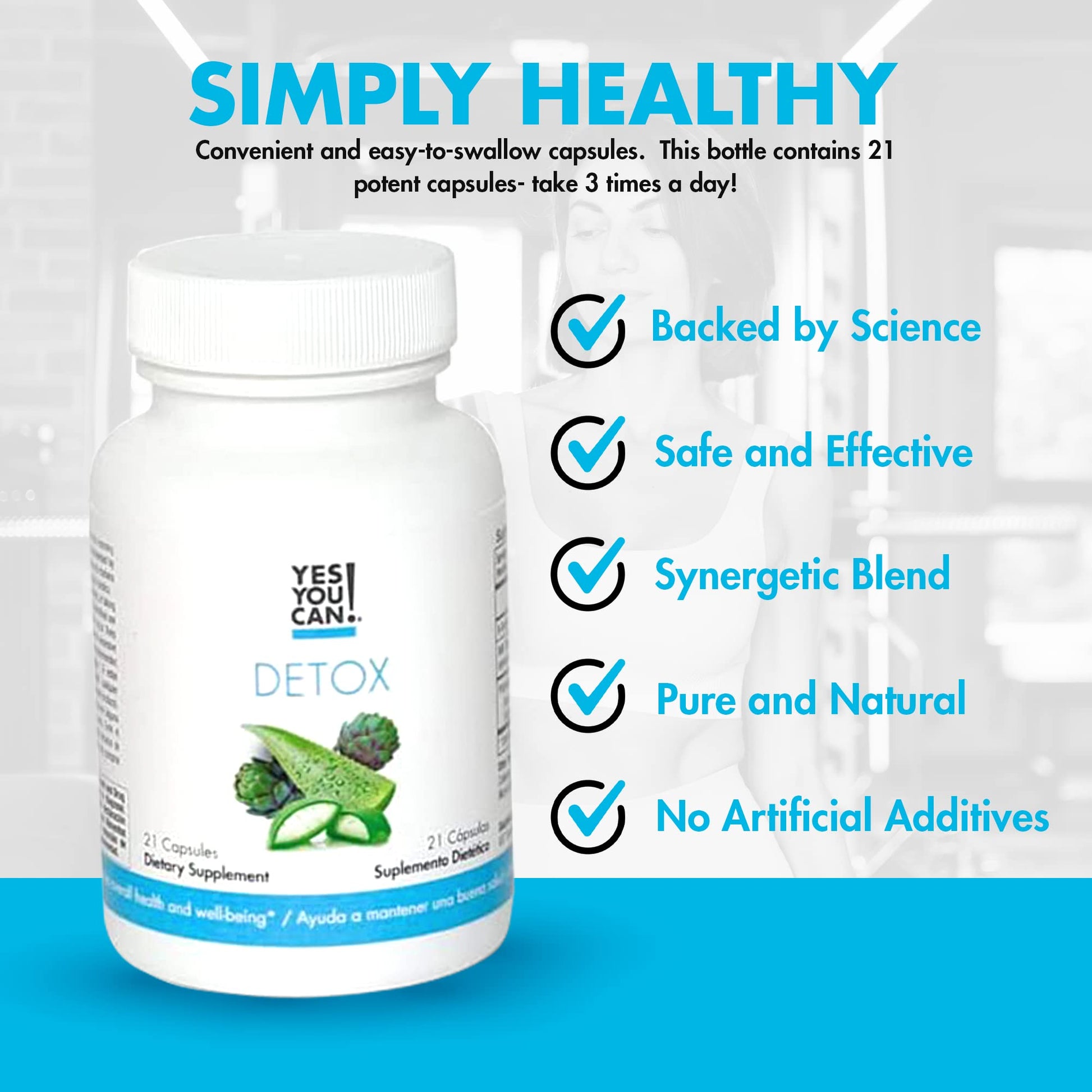 Yes You Can! Natural Detox Cleanse - Daily Cleanse Supplement for Men & Women Yes You Can! uk supplements