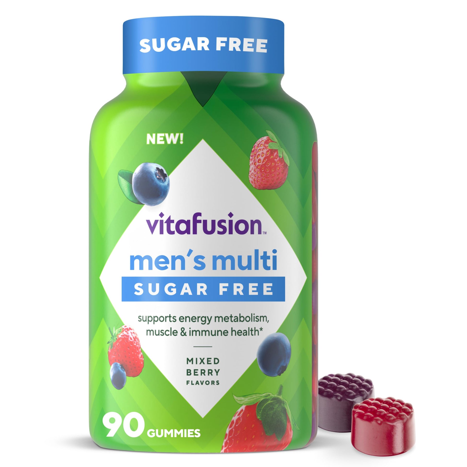 vitafusion Sugar Free Men’s Multi Daily Gummy Multivitamins, Supports Energy Metabolism, Muscle and Immune Health Vitafusion uk supplements