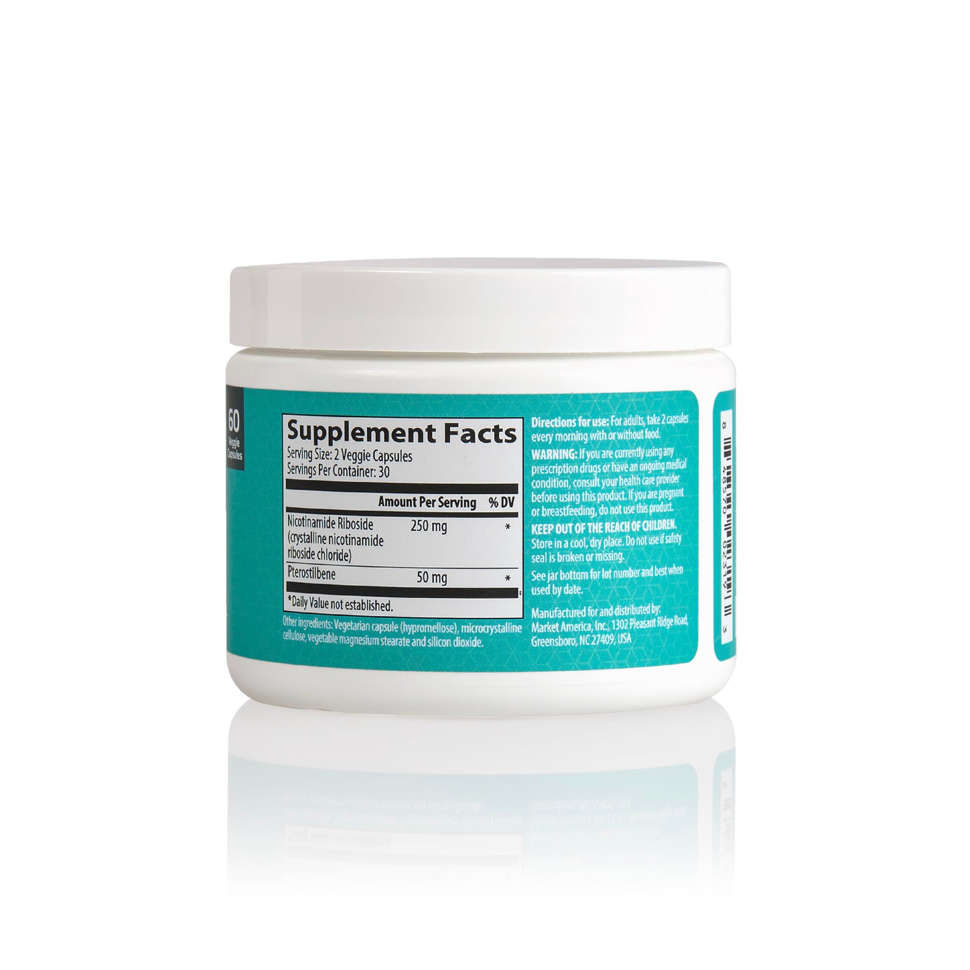 PRIME Anti-Aging Nutraceuticals NAD+ – Nicotinamide Riboside & Pterostilbene Supplement for Cellular Energy, Healthy Aging & Vitality, Vegan, Gluten-Free, 30 Servings PRIME uk supplements