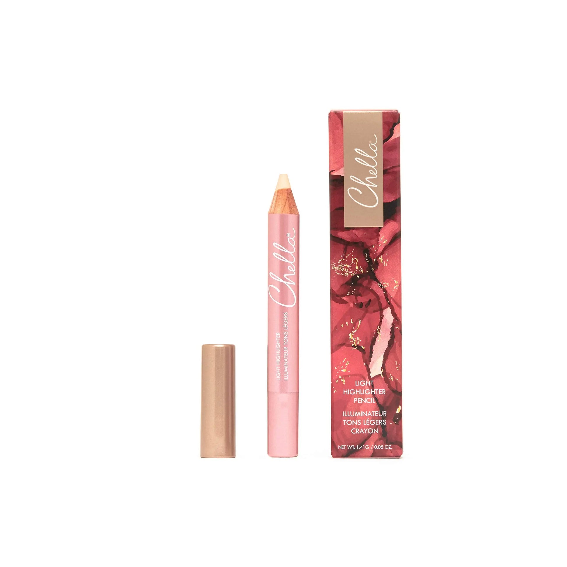 Chella Highlighter Makeup Pencil - Vegan, Cruelty Free, Paraben Free, Gluten Free - Use as a Highlighter, Concealer and Under Eye Liner (Light Matte) Chella uk supplements
