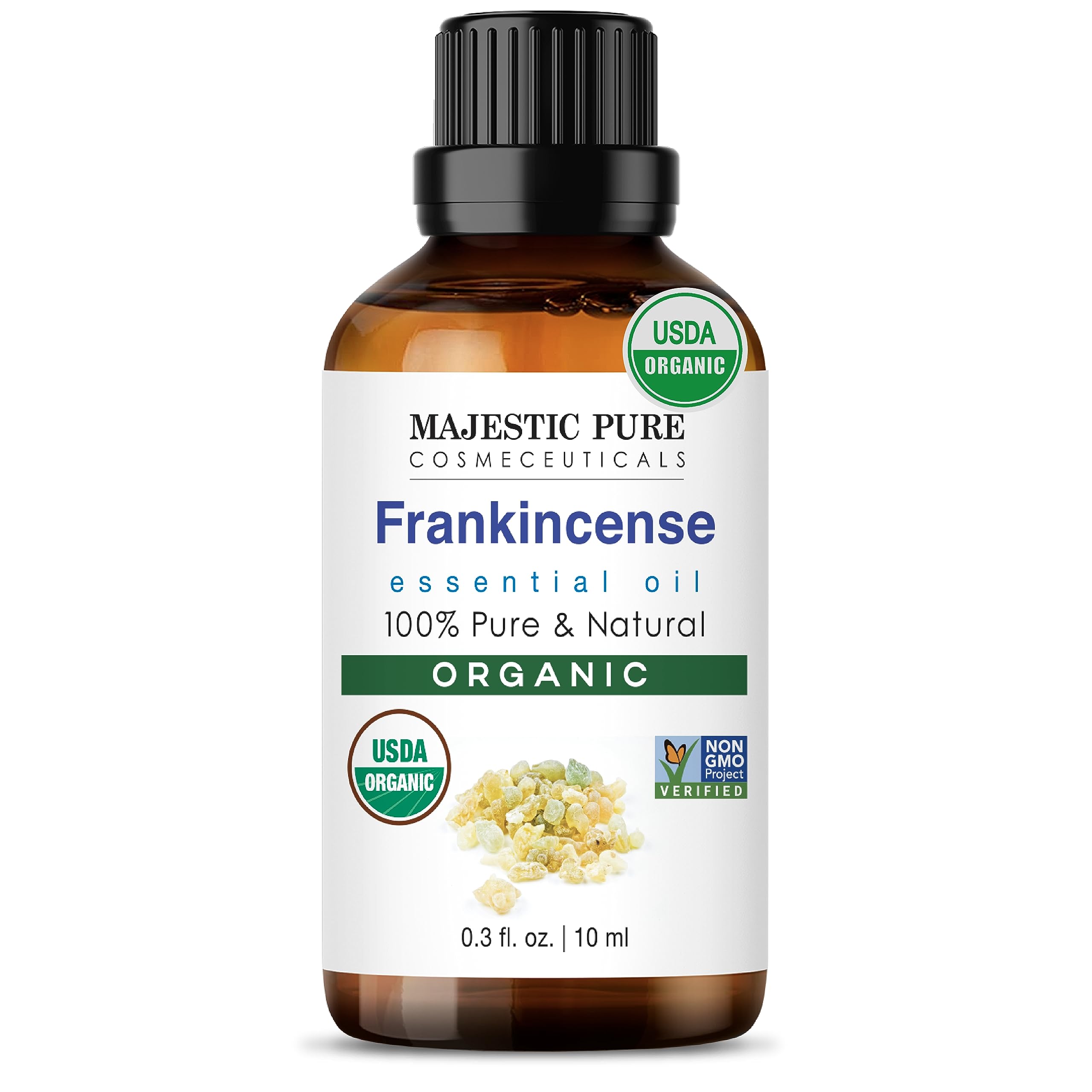 Majestic Pure USDA Organic Frankincense 0.33 fl oz MAJESTIC PURE uk supplements