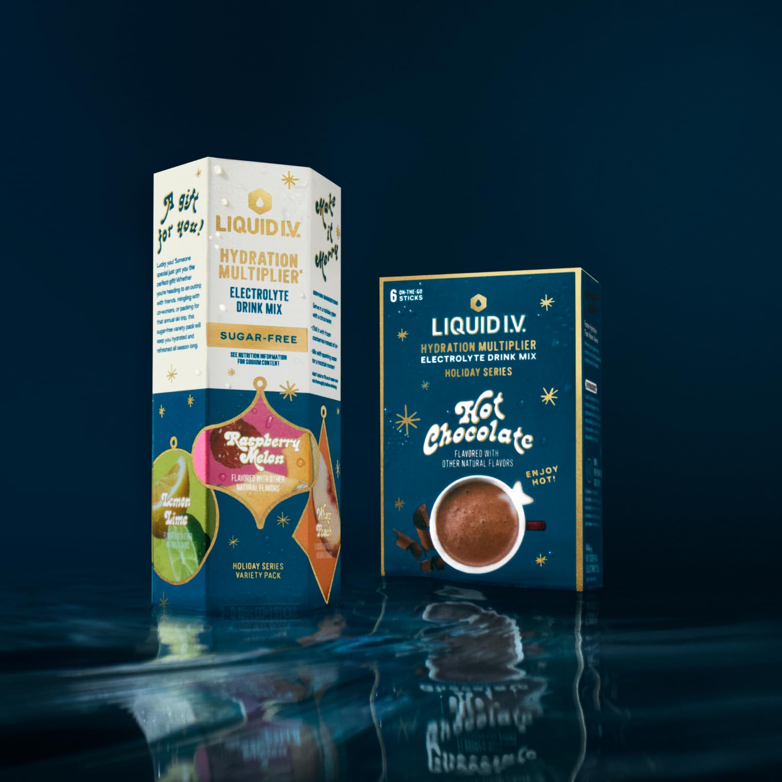 Liquid I.V.® Hydration Multiplier Hot Chocolate | Limited Edition Electrolyte Powder Drink | 2 Pack (12 Servings) Liquid I.V. uk supplements