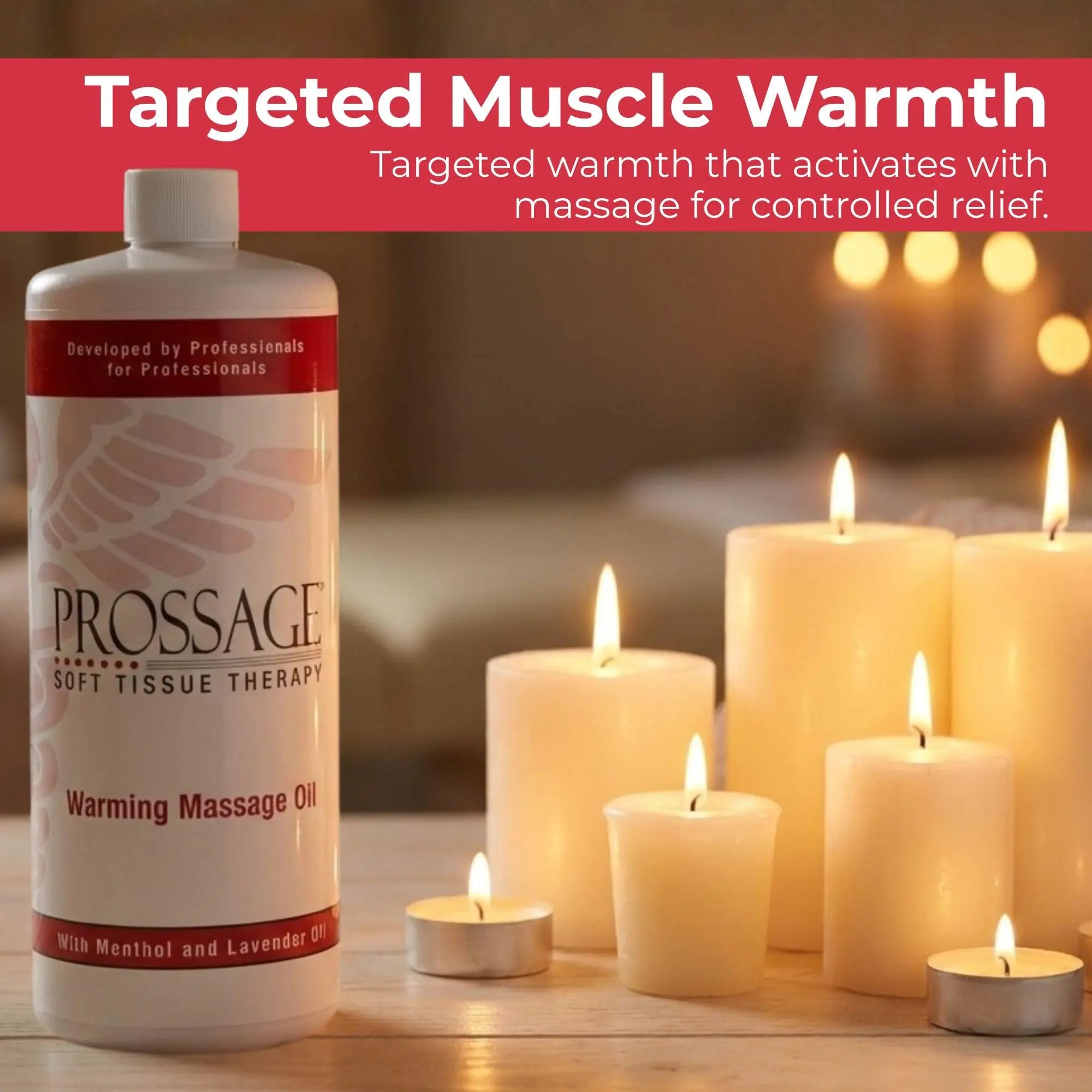 Prossage Heat Warming Relief Massage Oil for Therapuetic Massages, Deep Tissue Massages, and Aromatherapy, Topical Reliever, 32 Ounce Bottle Prossage uk supplements