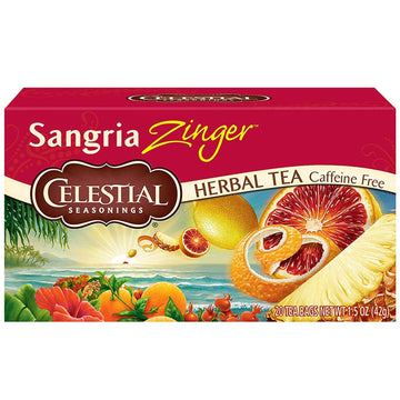 Celestial Seasonings Herbal Tea, Sangria Zinger, 20 Count (Pack of 6) Celestial Seasonings uk supplements