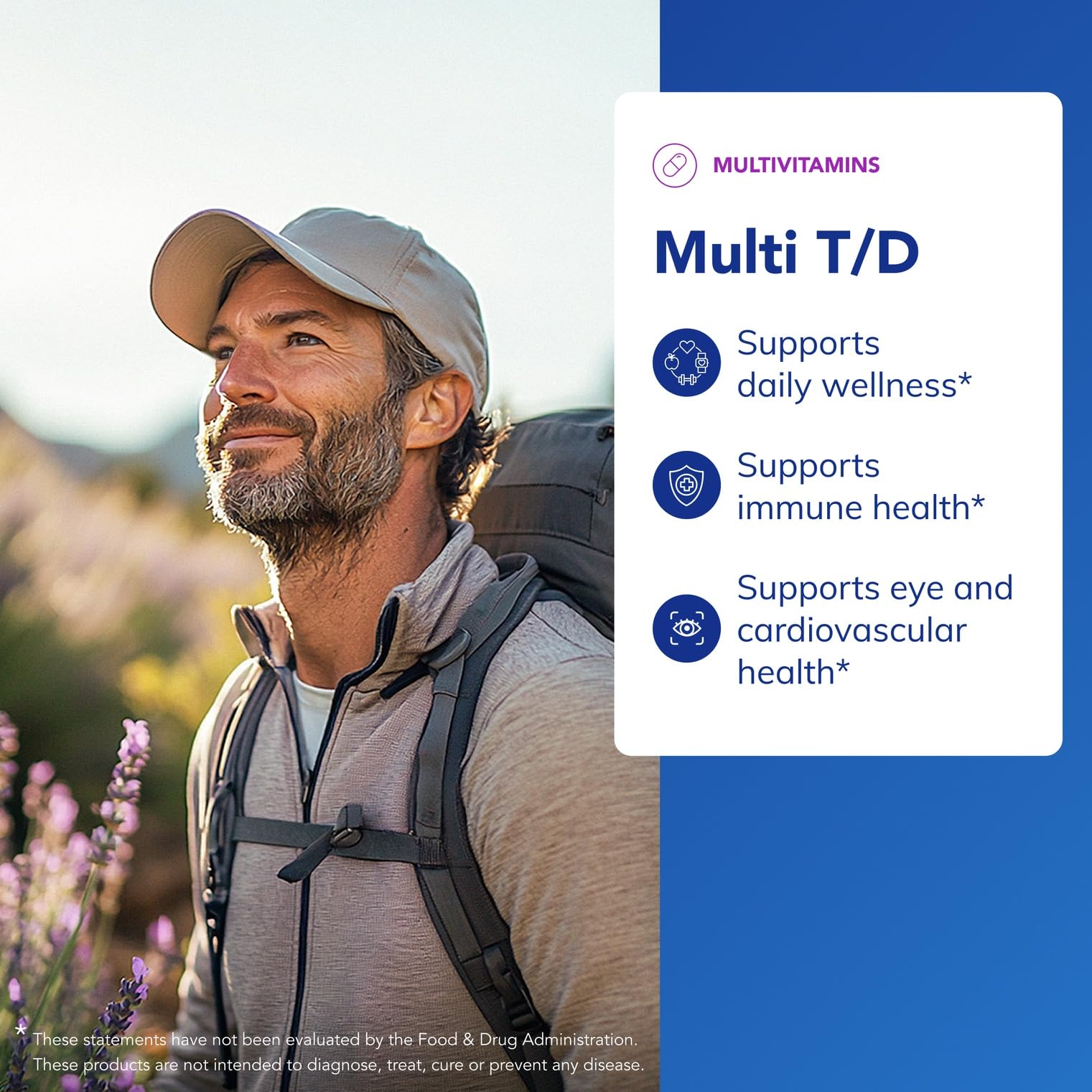 Pure Encapsulations Multi T/D - Multivitamin & Mineral Supplement - for Daily Wellness, Cardiovascular & Immune Health* - Rich in Vitamins & Minerals - Gluten Free & Vegetarian - 60 Capsules Pure Encapsulations uk supplements
