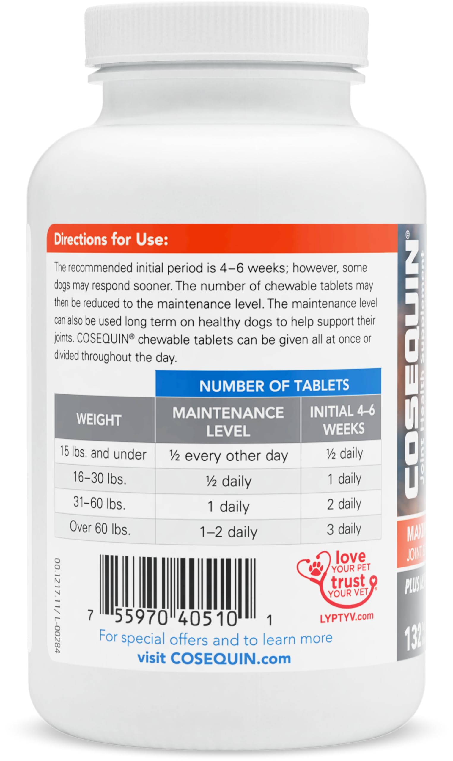 Nutramax Laboratories Cosequin Maximum Strength Joint Health Supplement for Dogs Nutramax Laboratories uk supplements