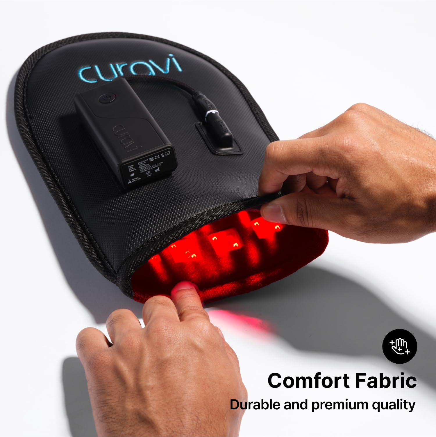 CURAVI Wellness Glove - Enhanced Comfort & Support for Hands and Wrists with Advanced Red CURAVI uk supplements