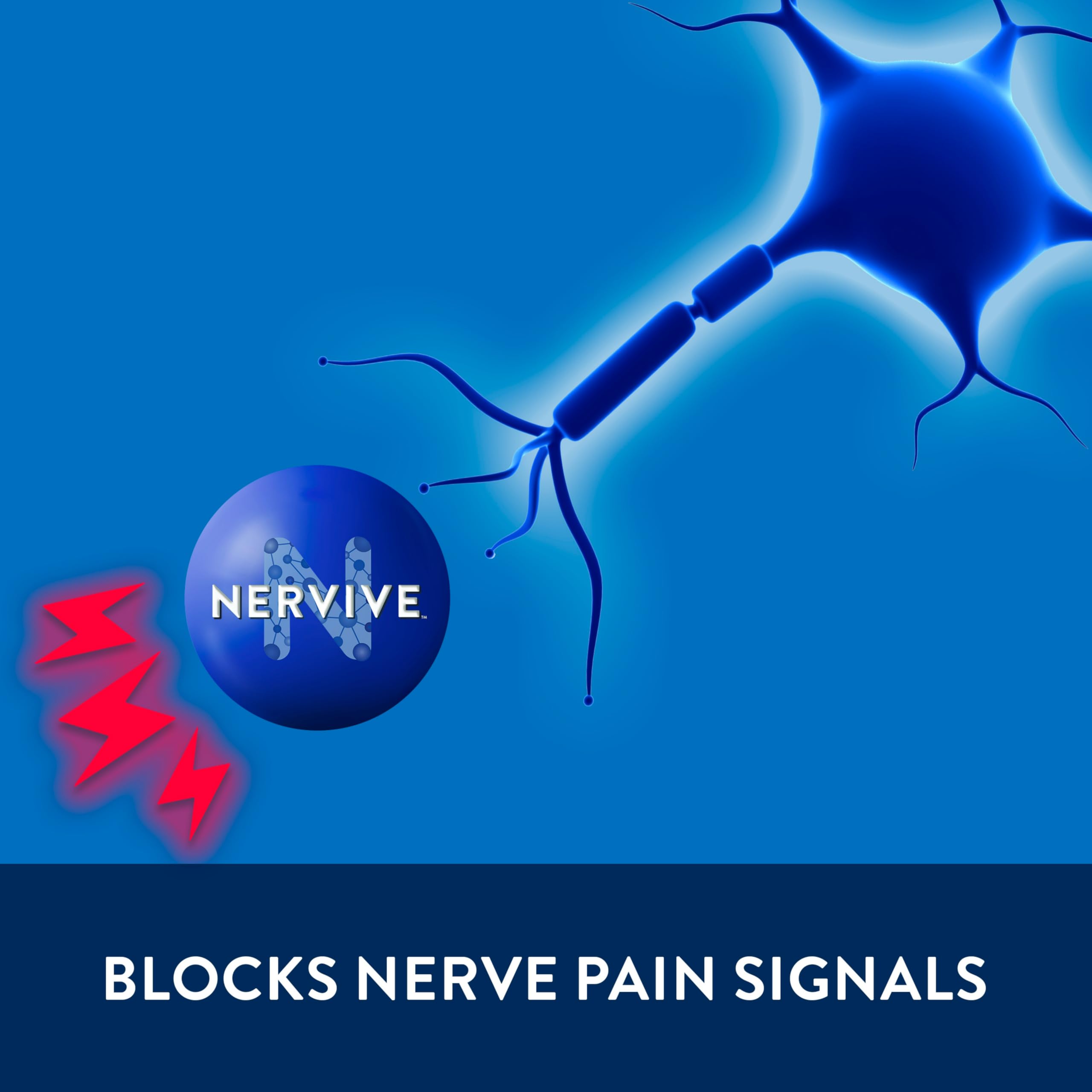 Nervive Pain Relieving Cream, Max Strength Non-Greasy Topical Pain Reliever with Lidocaine and Menthol for Toes, Feet, Fingers, Hands, Legs & Arms, 3.0oz Nervive uk supplements
