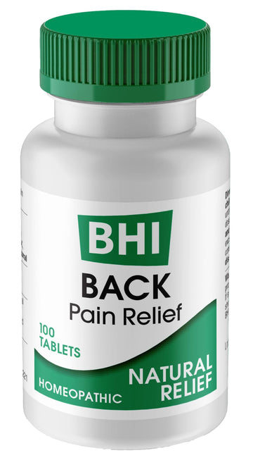 MediNatura BHI Back – Back Relief Tablets – Natural Homeopathic Formula for Muscle Stiffness & Muscle Spasms – Fast-Acting, Non-Drowsy – 100 Count MediNatura uk supplements