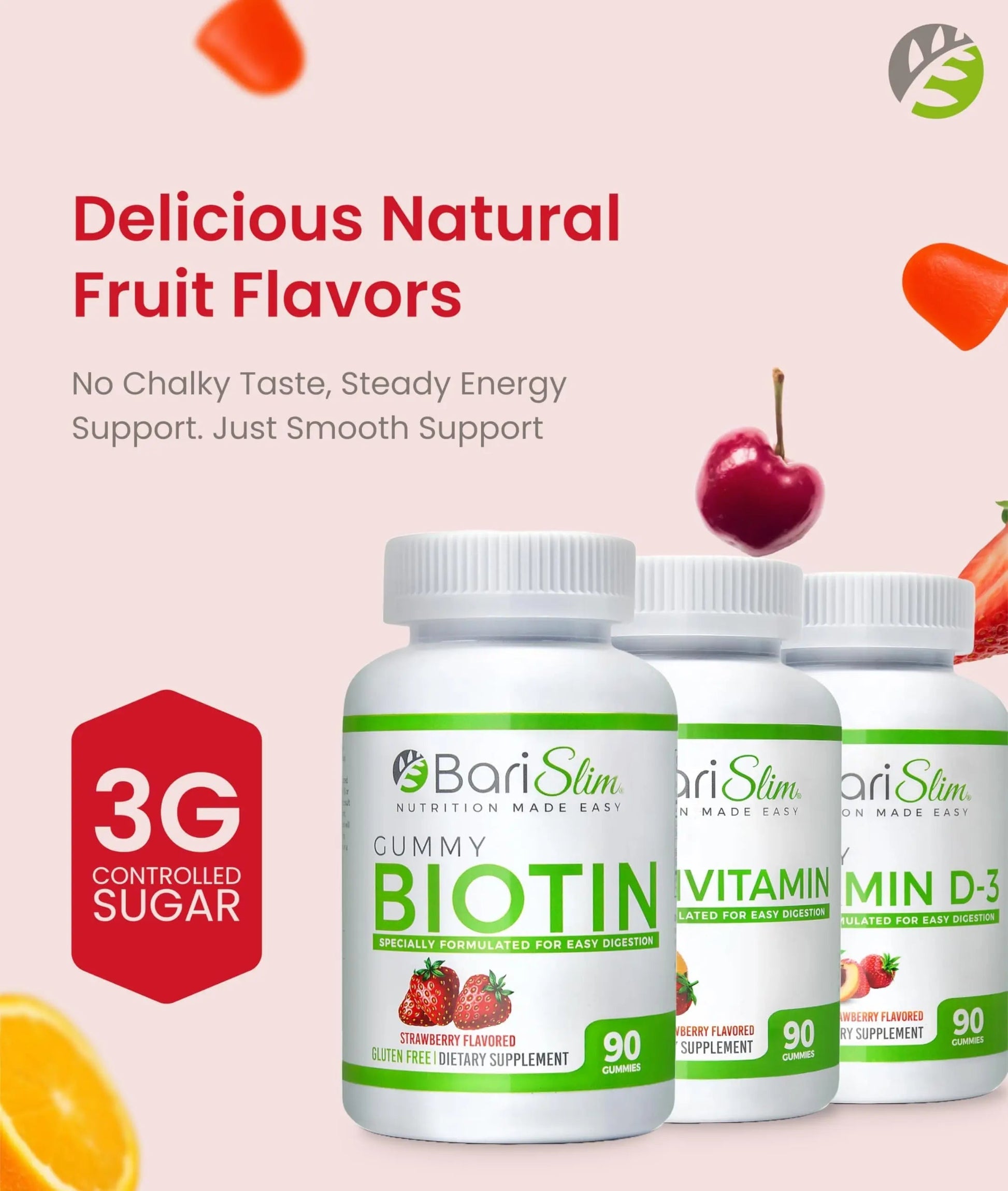 BariSlim Bariatric Multivitamin Gummies - Specially Formulated Gummy Vitamin for Patients After Weight Loss Surgery BariSlim uk supplements