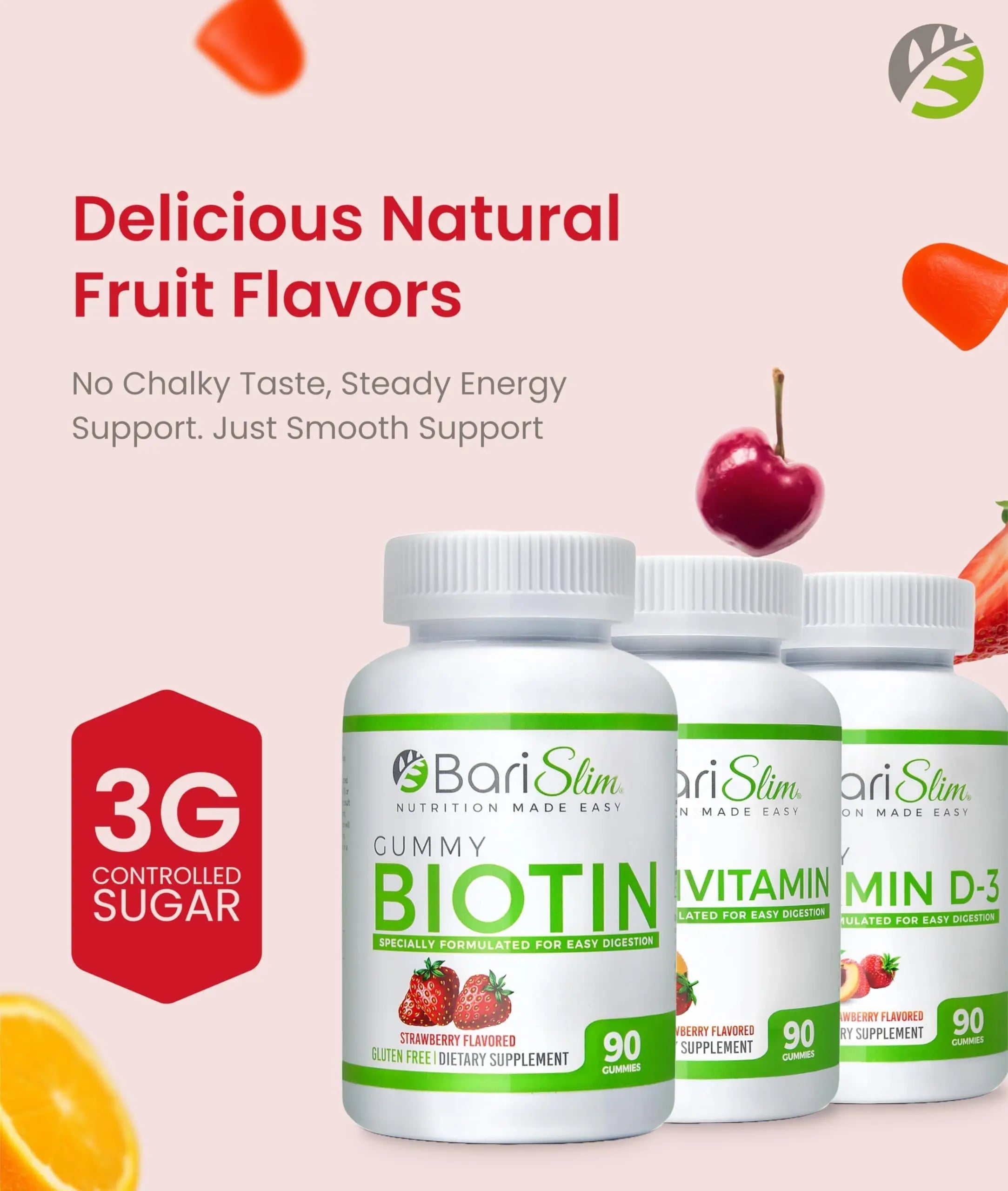 BariSlim Bariatric Multivitamin Gummies - Specially Formulated Gummy Vitamin for Patients After Weight Loss Surgery BariSlim uk supplements