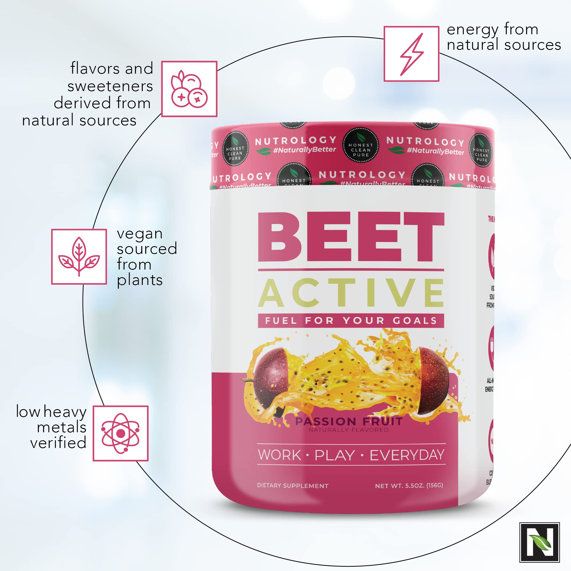 Nutrology Beet Active, Natural Pre-Workout Powder, Supports Energy, Endurance & Nitric Nutrology uk supplements