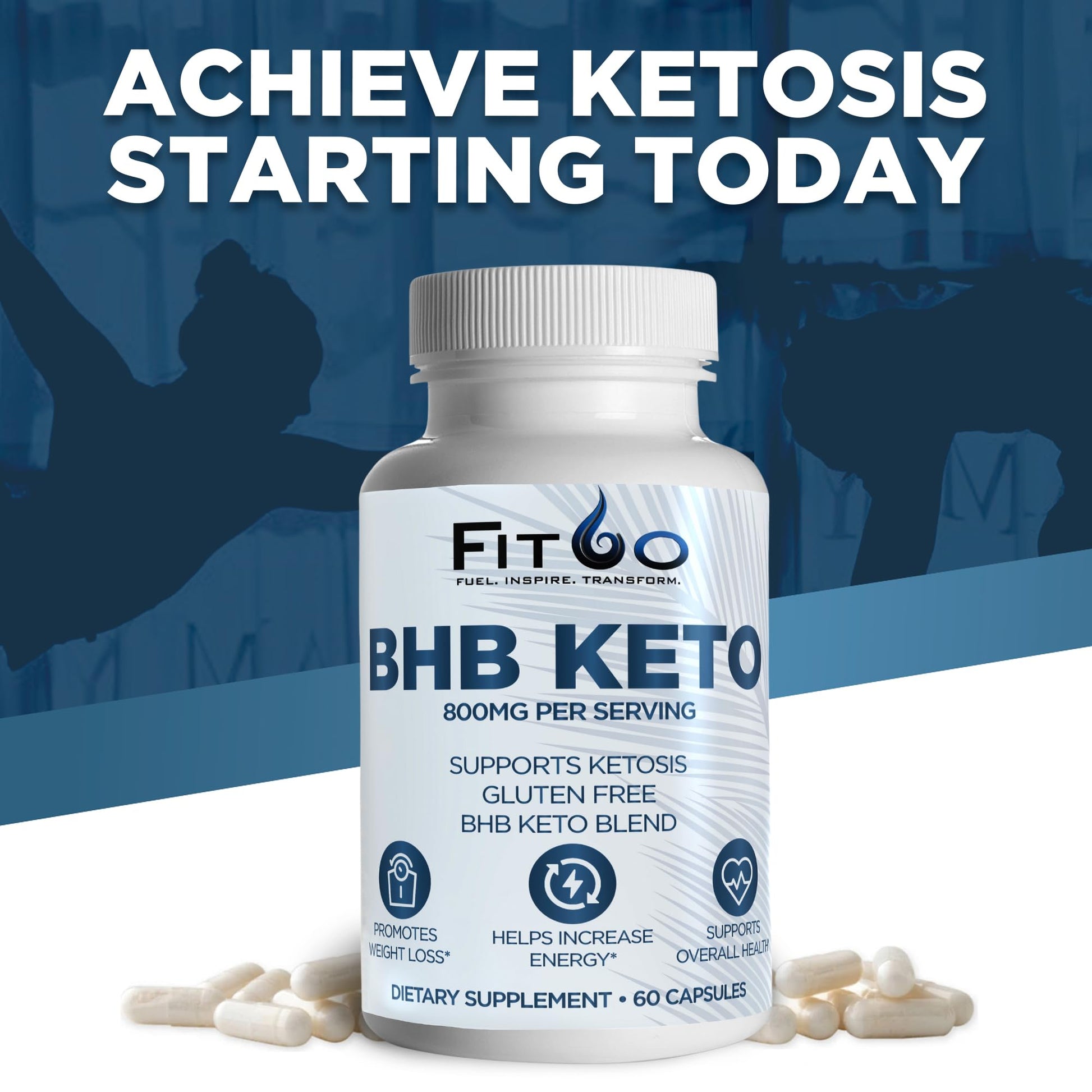 FIT60 Keto Diet Pills for Men & Women - Boost Energy and Mental Clarity for Enhanced Focus FIT60 uk supplements