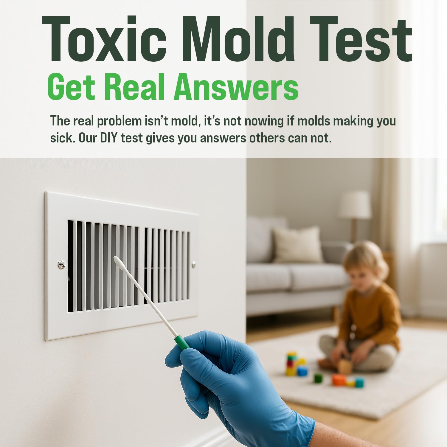 Microbial Mold Test Kit for Home - Indoor Air Quality and Surface Testing - Detects Black Mold, Mildew, and Fungi - Air and Surface Mold Detection Kit with Lab Analysis Included MICROBIAL MAINTENANCE uk supplements