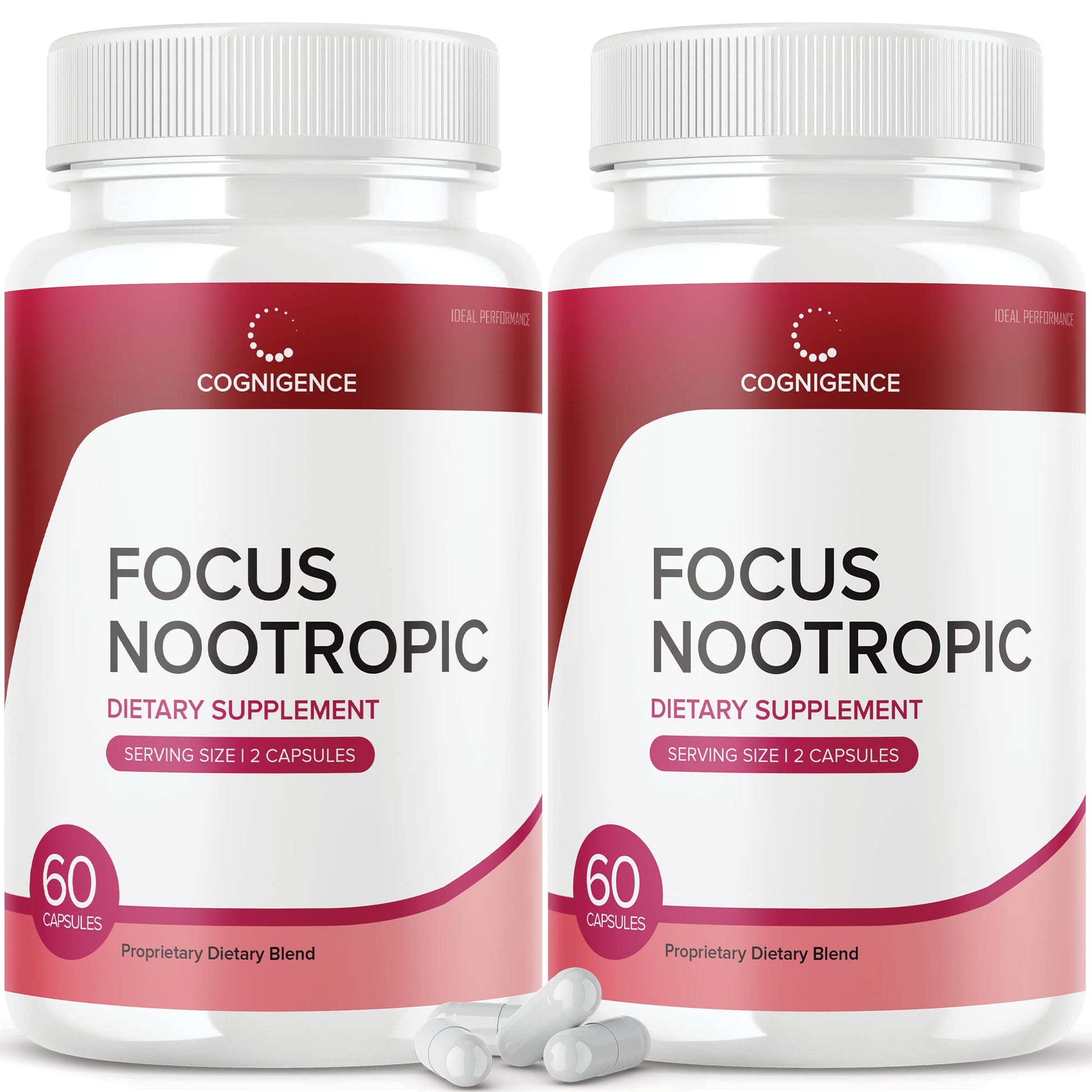 IDEAL PERFORMANCE (2 Pack) Cognigence Focus Nootropic Memory Booster Supplement Pills (120 Capsules) IDEAL PERFORMANCE uk supplements
